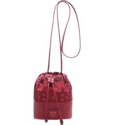 Bolsa Tiracolo Ciccia Paisley Azul Marinho