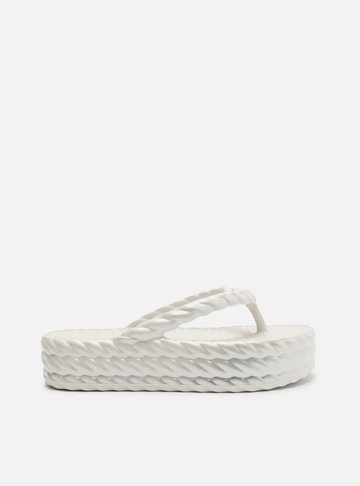 Sandália Holográfica Flatform Marrocos Mid