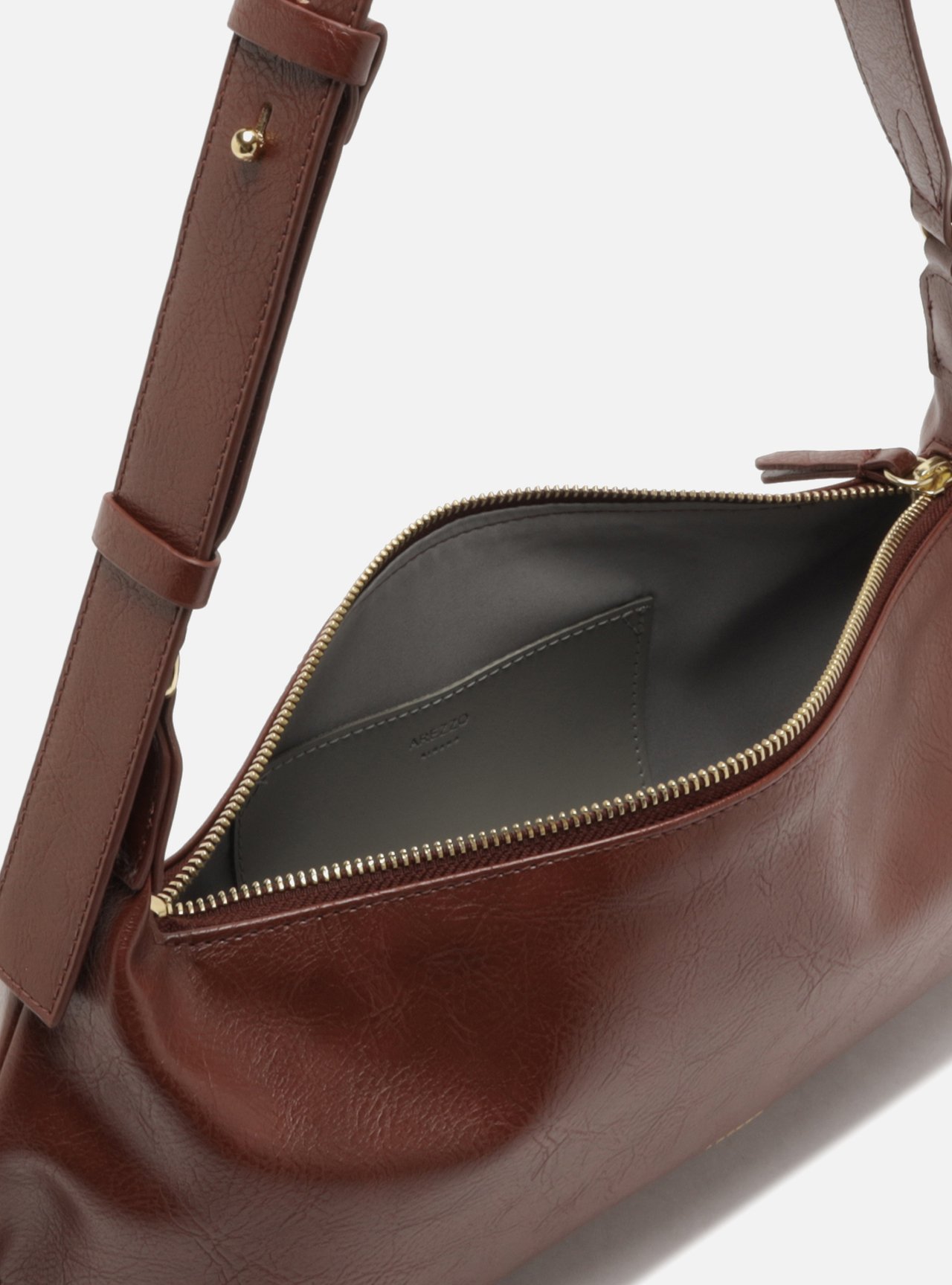 Bolsa Shoulder Vermelha Média Soft Alça Larga — foto 4
