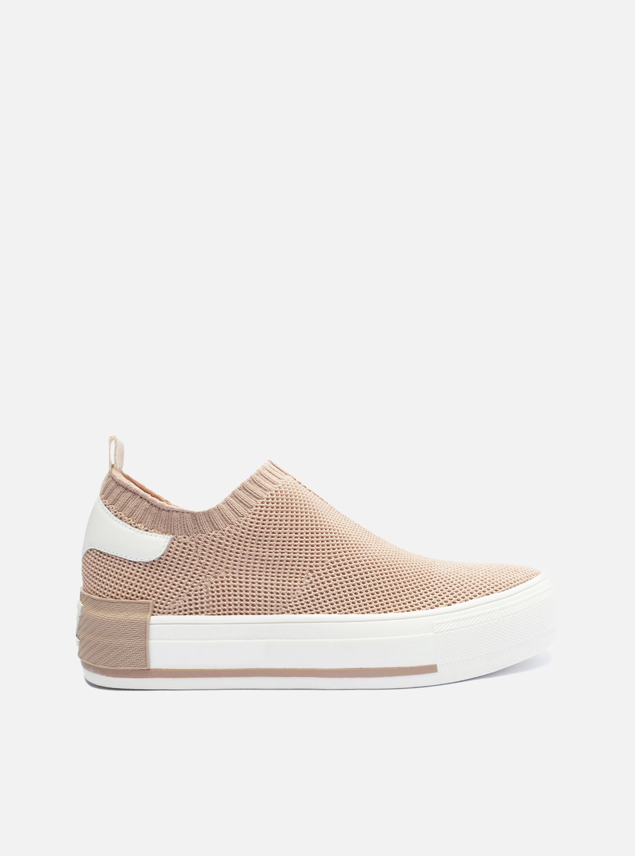 Tenis Slip On Rosa Plataforma Arezzo