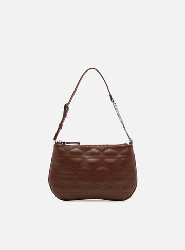 Bolsa Tiracolo Marrom Pequena