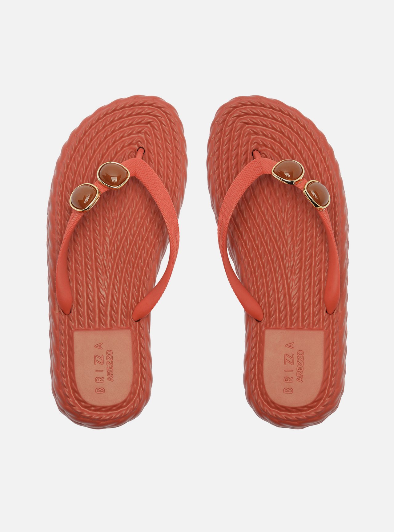Sandália Terracota Flatform Marrocos Mid Flip Flop Pedra — foto 3