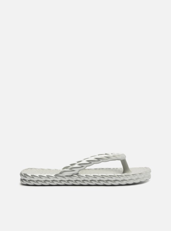 Chinelo de Dedo Prata Marrocos Brizza
