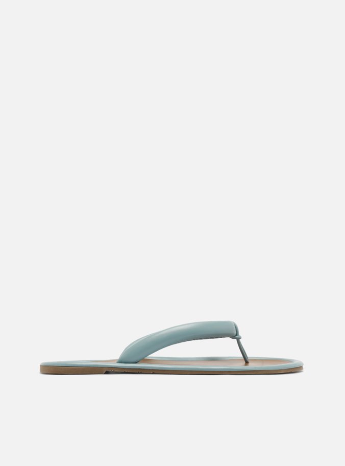 Rasteira Azul Tiras Flip Flop Zoe
