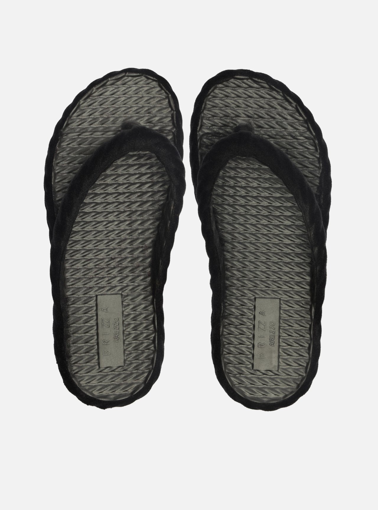 Sandália Preta Flatform Marrocos Mid Velvet — foto 3