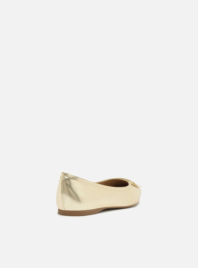 Sapatilha Dourada Fivela