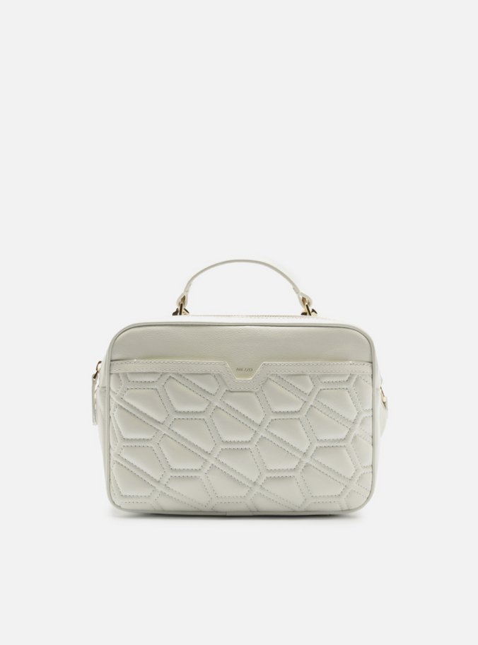 Bolsa Tiracolo Média Branco Couros