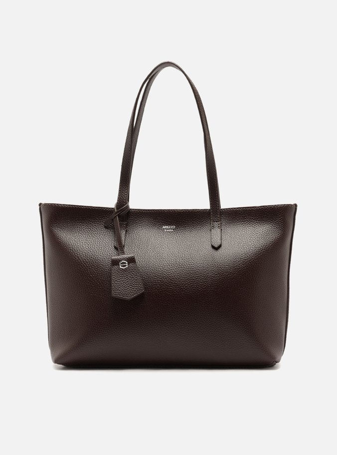 Bolsa Shopping Marrom Manu Grande