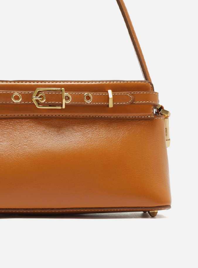 Bolsa Tiracolo Caramelo Couro Pequena Victória
