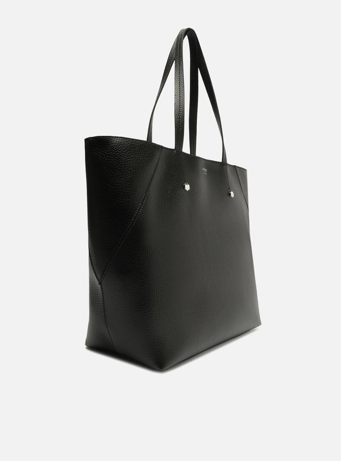 Bolsa Shopping Preta Grande Rebites