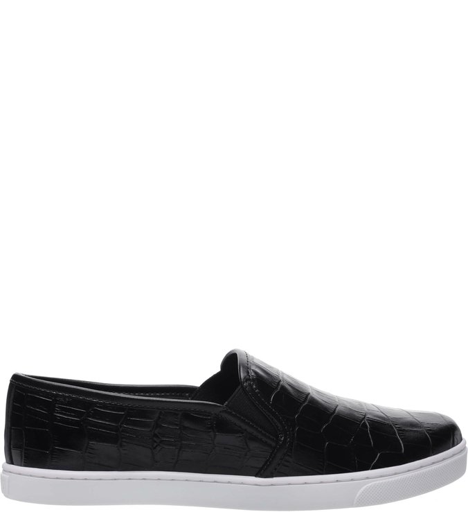 Tênis Slip On Croco Preto
