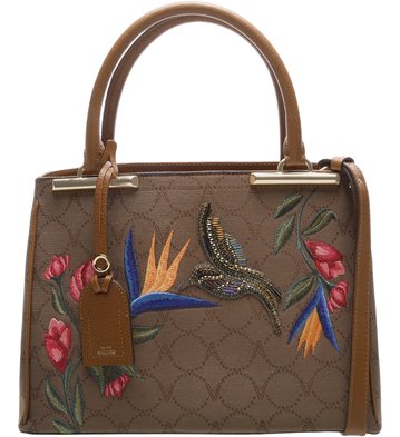Bolsa Tote Auguri Monograma Floral