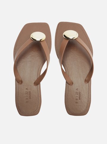 Chinelo Marrom Brizza