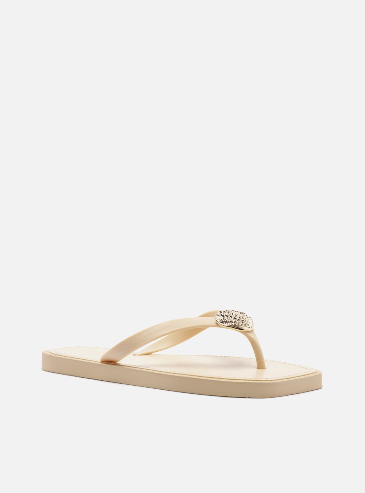 Chinelo de Dedo Off White Recouro Square Concha — foto 2