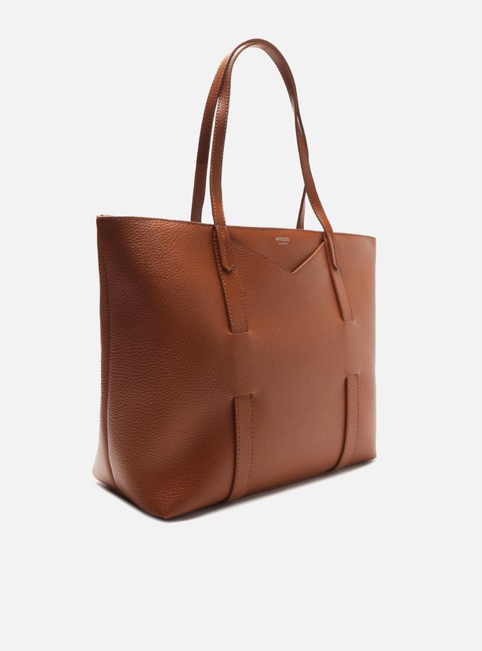 Bolsa Shopping Marrom Grande Tiras