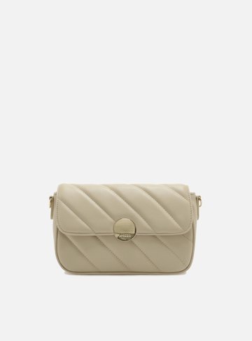 Arezzo — Bolsa Tiracolo Bege Pequena Matelassê