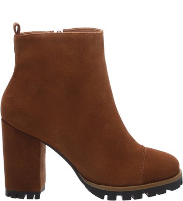 Bota Nobuck Salto Tratorado Tobacco
