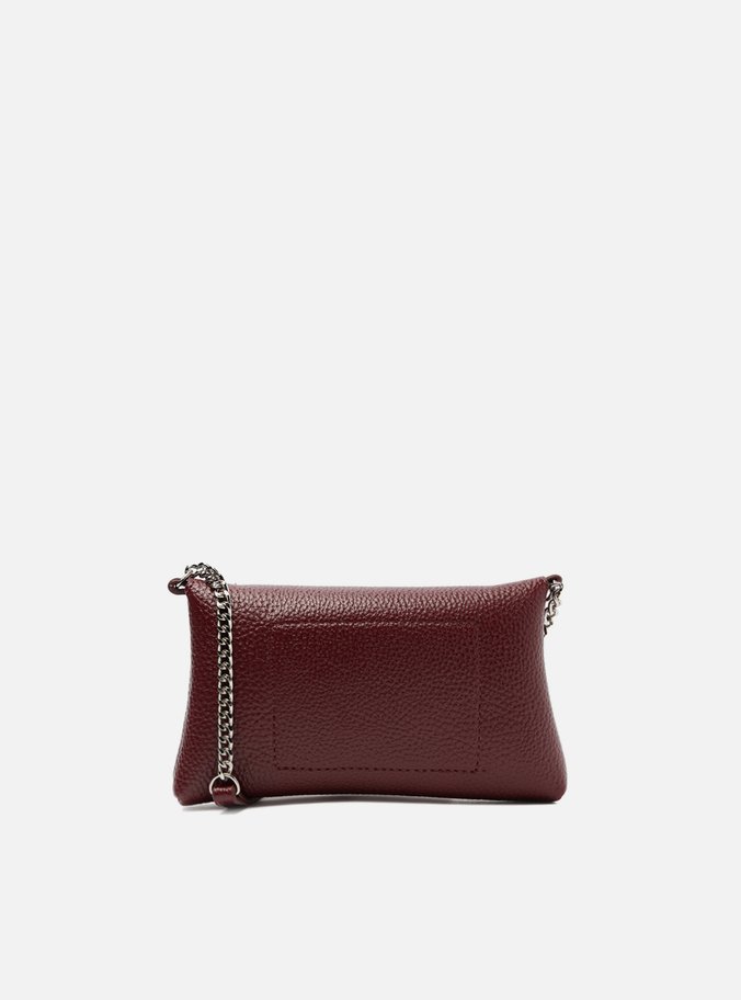 Bolsa Tiracolo Vinho Giorno Pequena Envelope