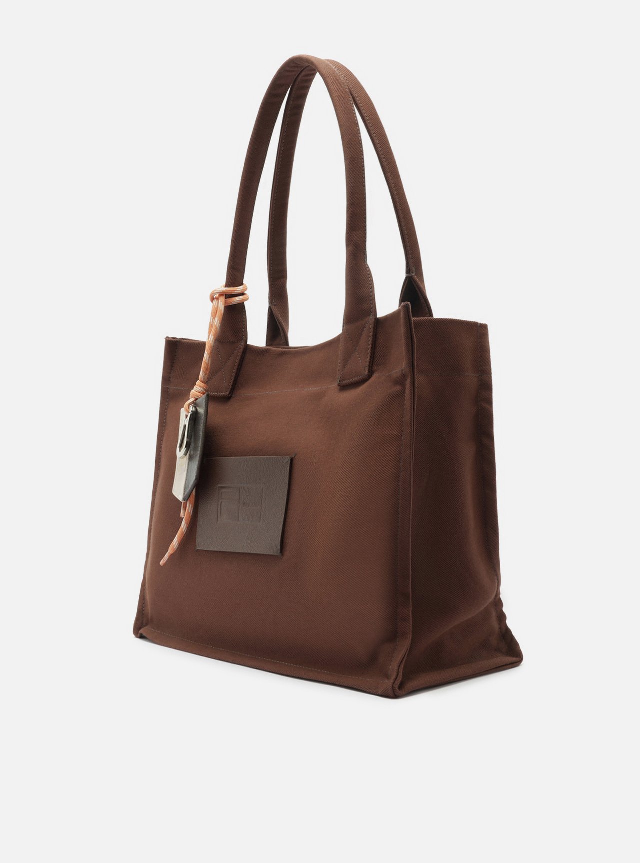 Bolsa Shopping Marrom Grande Fila — foto 2