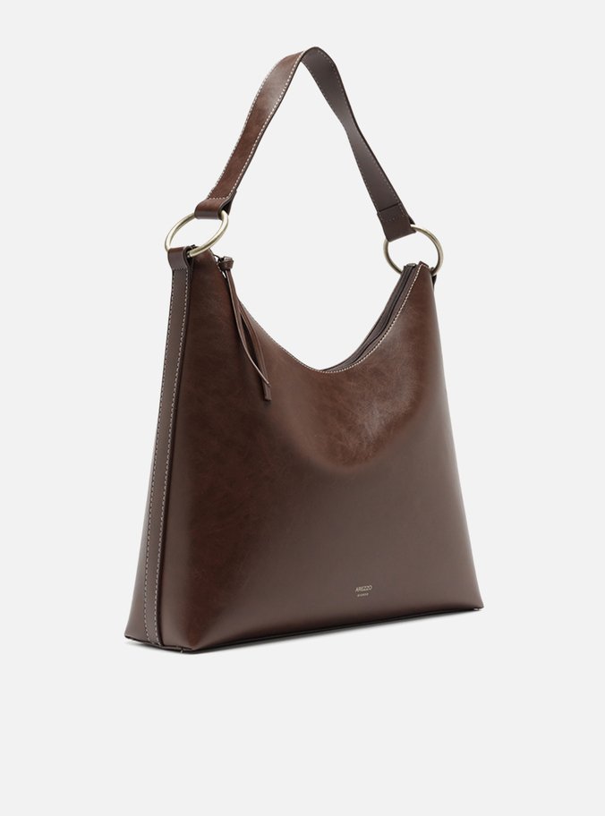 Bolsa Hobo Marrom Grande