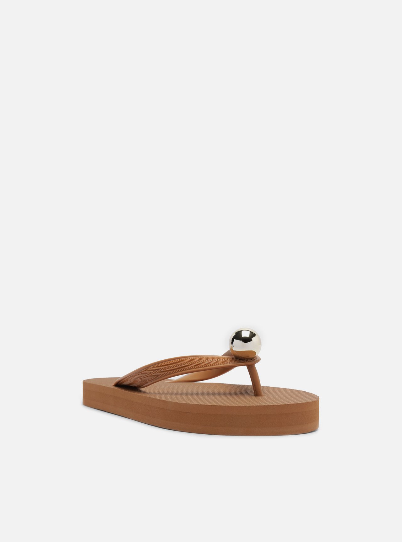 Chinelo de Dedo Marrom Brizza Up Esfera — foto 2