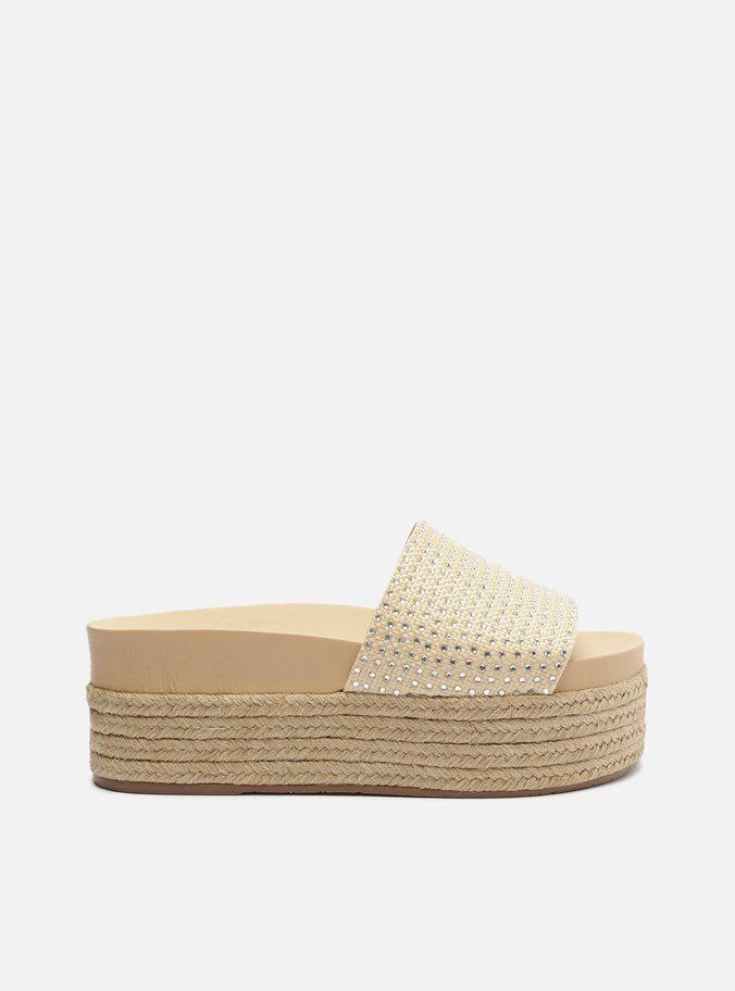 Sandália Natural Palha Flatform