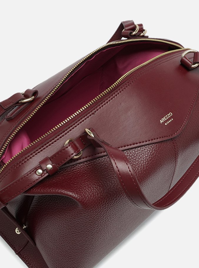 Bolsa Bowling Vermelha Grande Mix Texturas