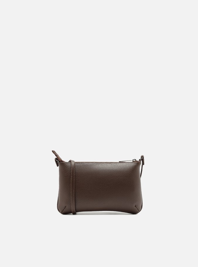 Bolsa Tiracolo Marrom Dark Morgana Pequena