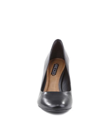 Scarpin Couro Preto
