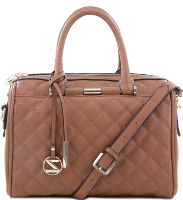 Bolsa Bowling Matelassê Marrom