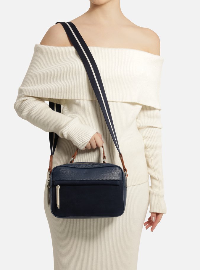 Bolsa Tiracolo Marinho Prione Média