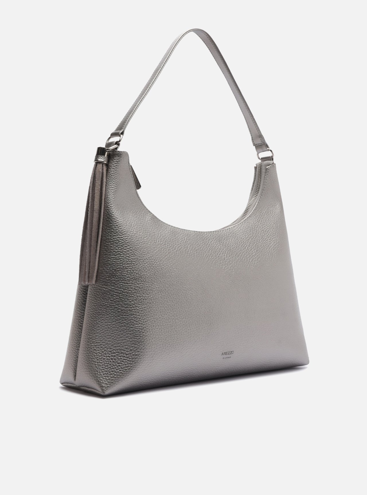 Bolsa Hobo Metalizada Grande — foto 5