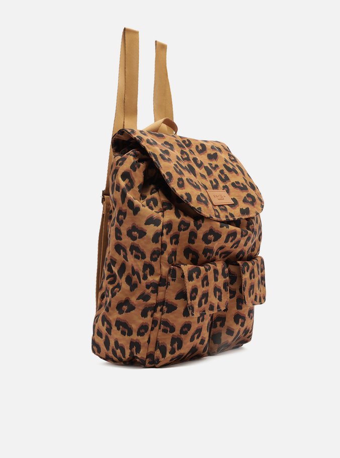 Mochila Animal Print Nylon Gigi Grande