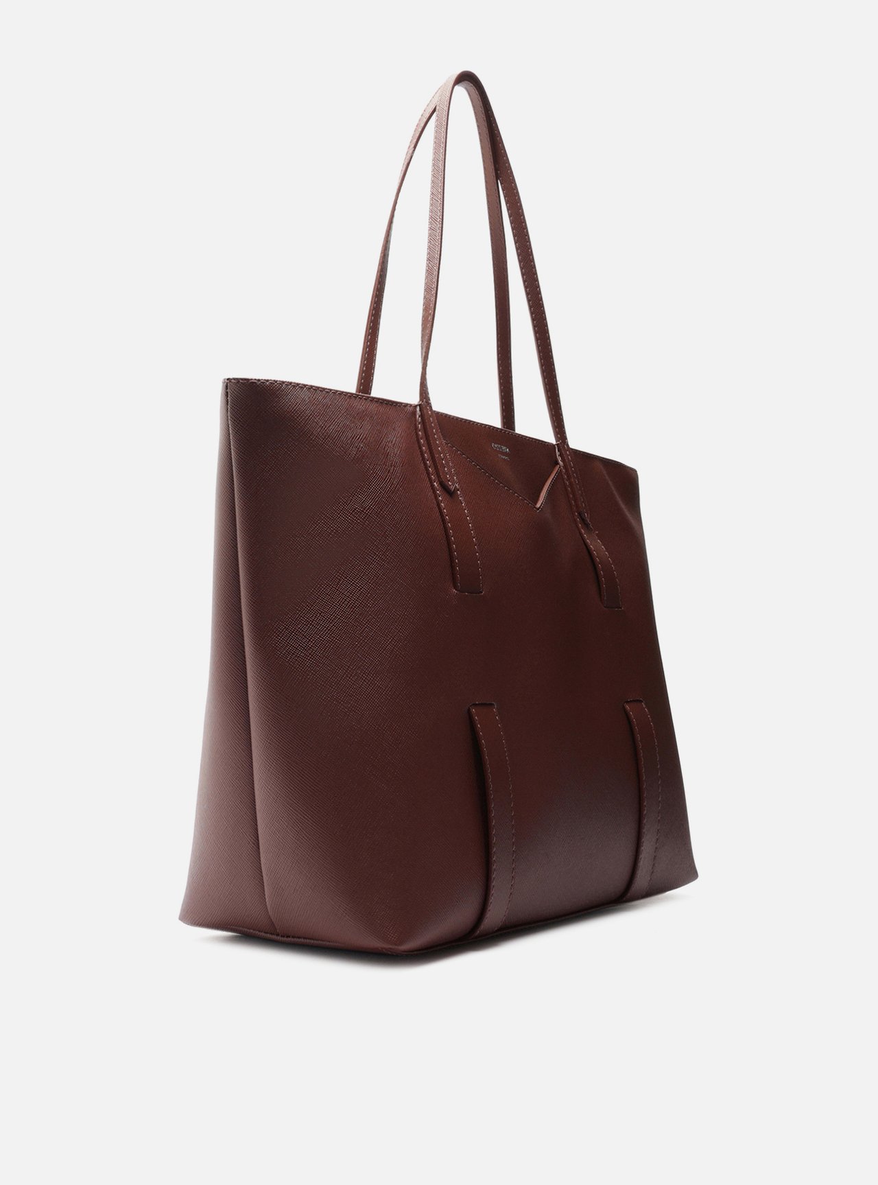 Bolsa Shopping Marrom Grande Tiras — foto 5