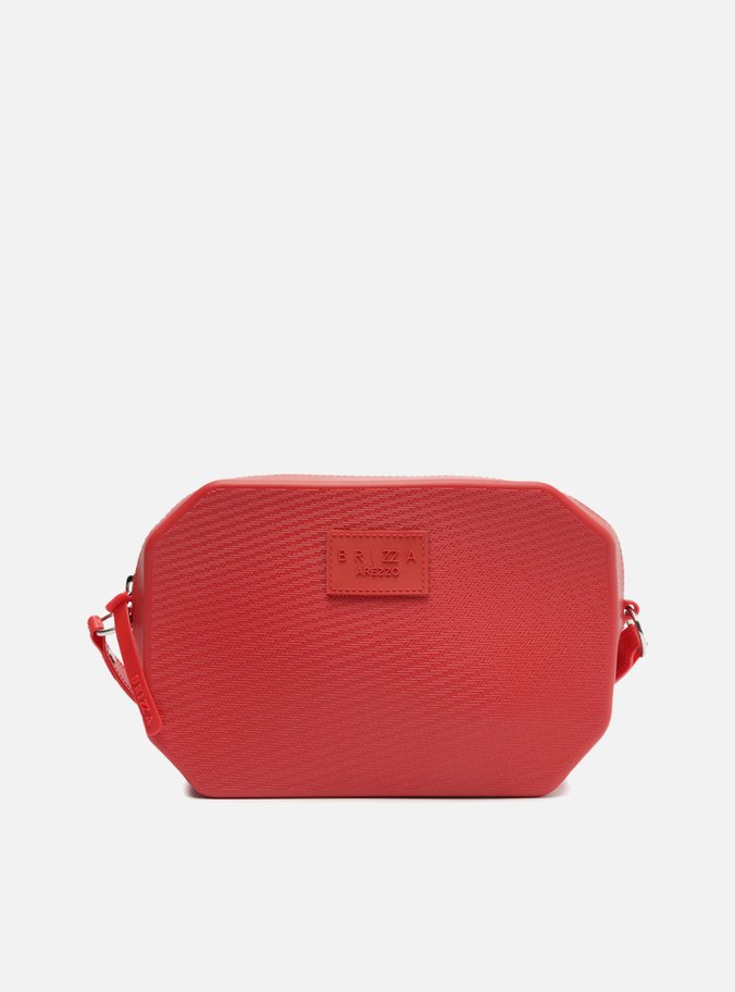 Bolsa Tiracolo Vermelha Média Square Brizza