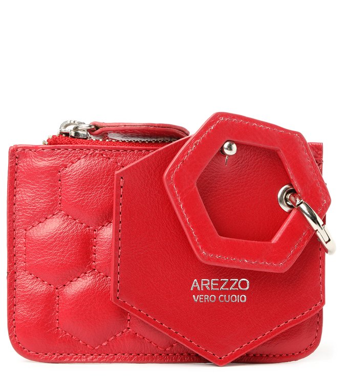Bag Charm Vermelho Couro Bee.ZZ Escarlate