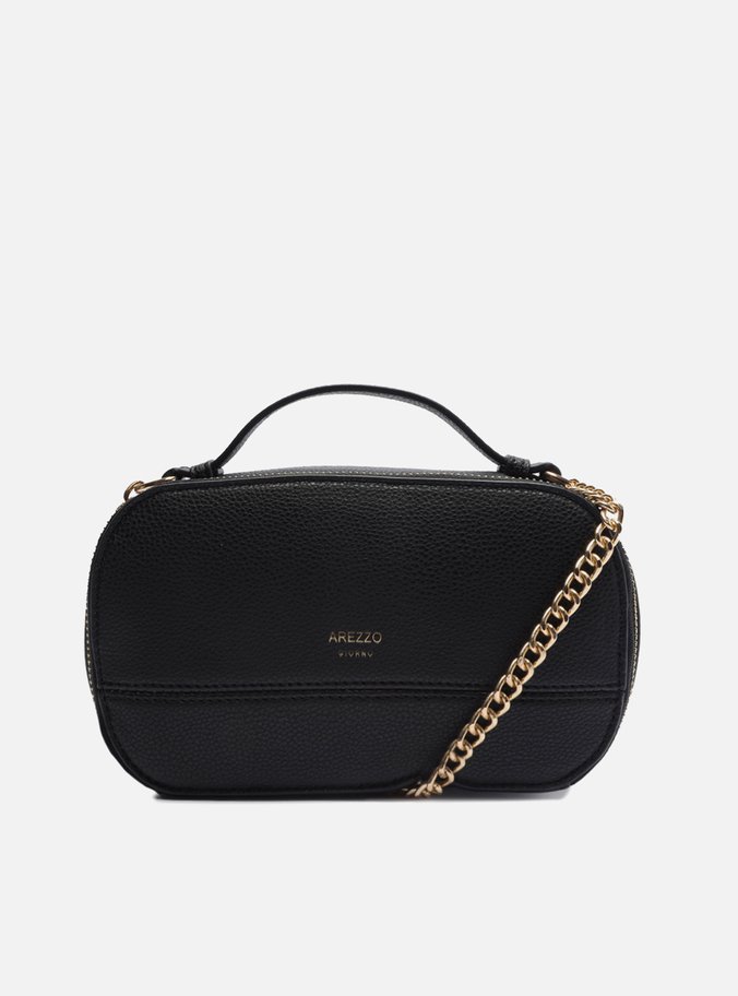 Bolsa Tiracolo Preta Pequena Oval