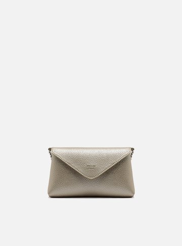 Bolsa Tiracolo Dourada Giorno Pequena Envelope