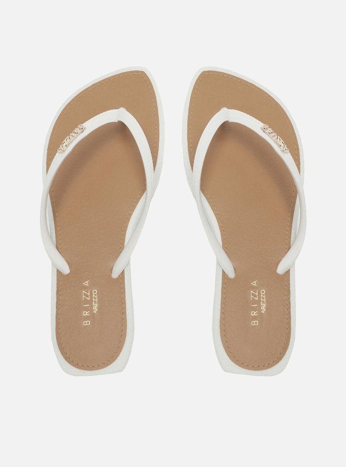 Chinelo de Dedo Branco Recouro Flash Brizza