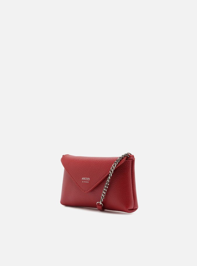 Bolsa Tiracolo Vermelha Giorno Pequena Envelope