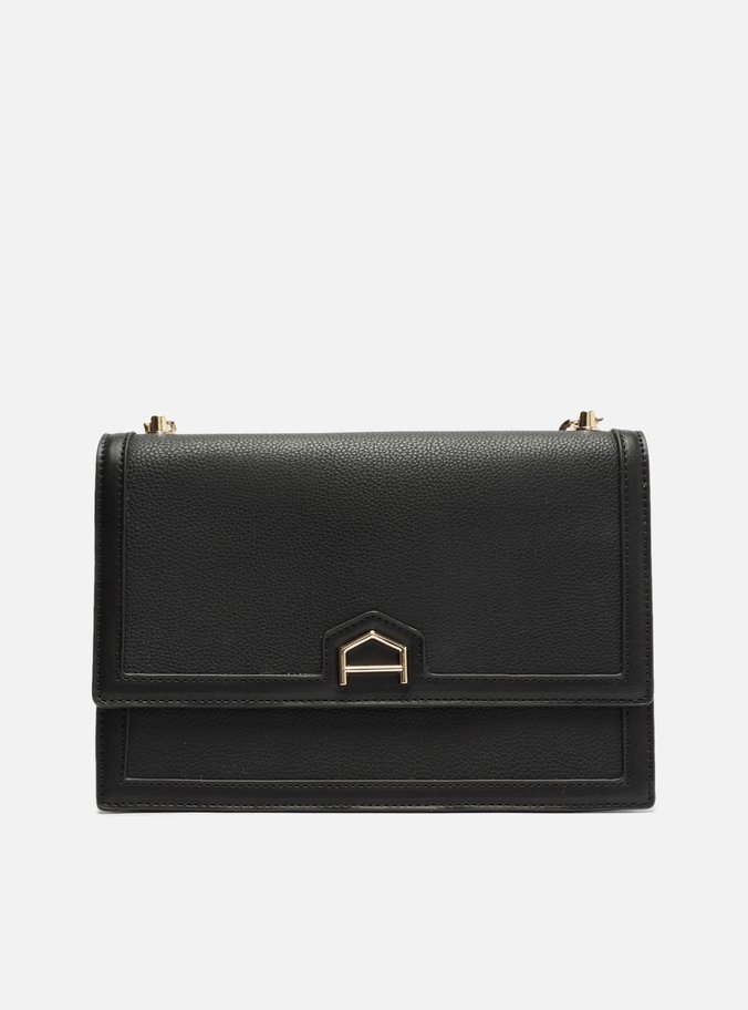 Bolsa Tiracolo Preta Detalhe Pequena
