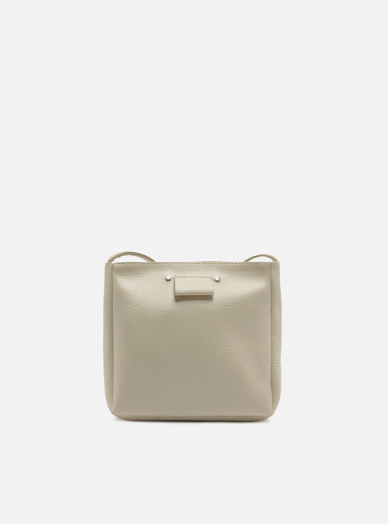 Bolsa Tiracolo Branca Pequena Metais — foto 1