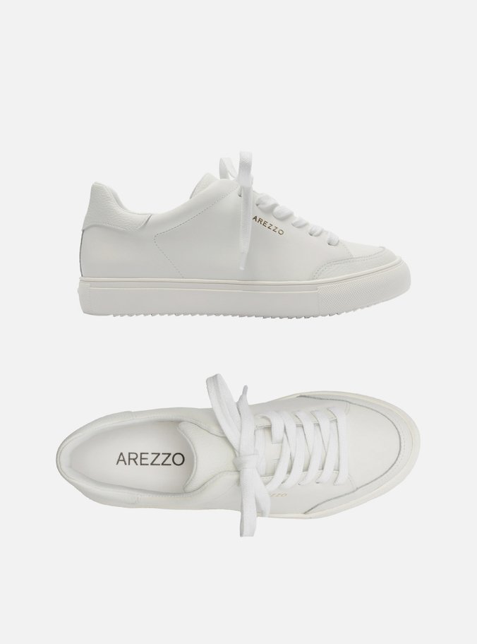 Tênis Branco Couro Amarração Classic