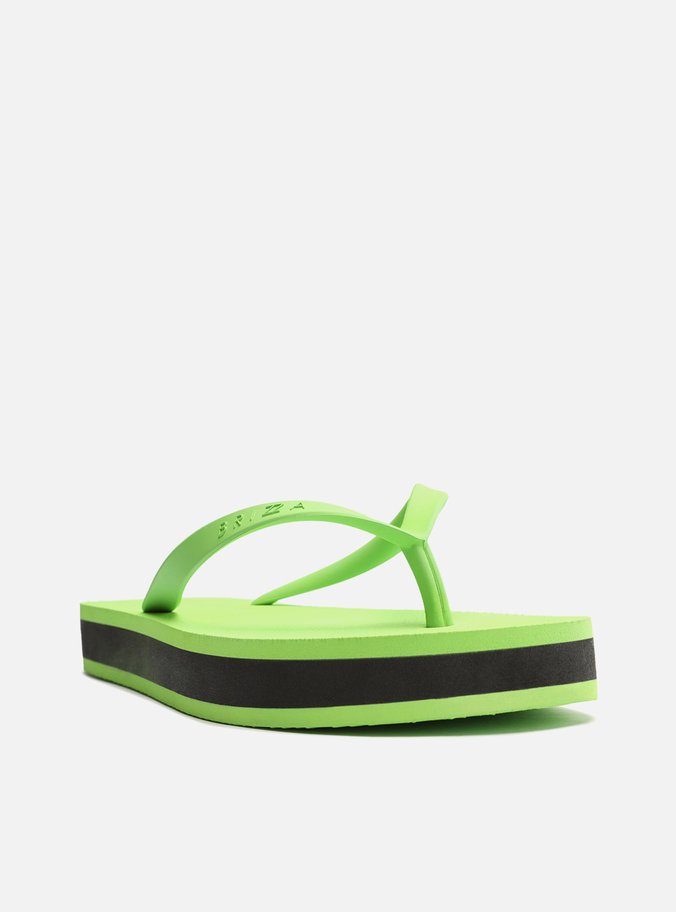 Chinelo de Dedo Verde Flatform Brizza