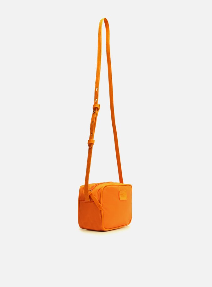 Bolsa Tiracolo Laranja Nylon Lizza Pequena Brizza