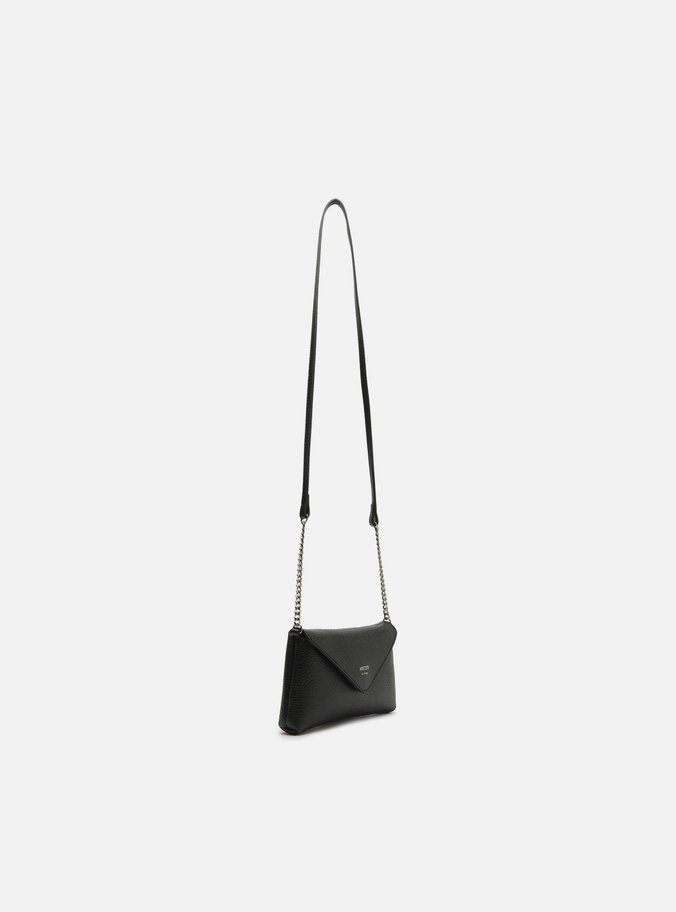 Bolsa Tiracolo Preta Giorno Pequena Envelope