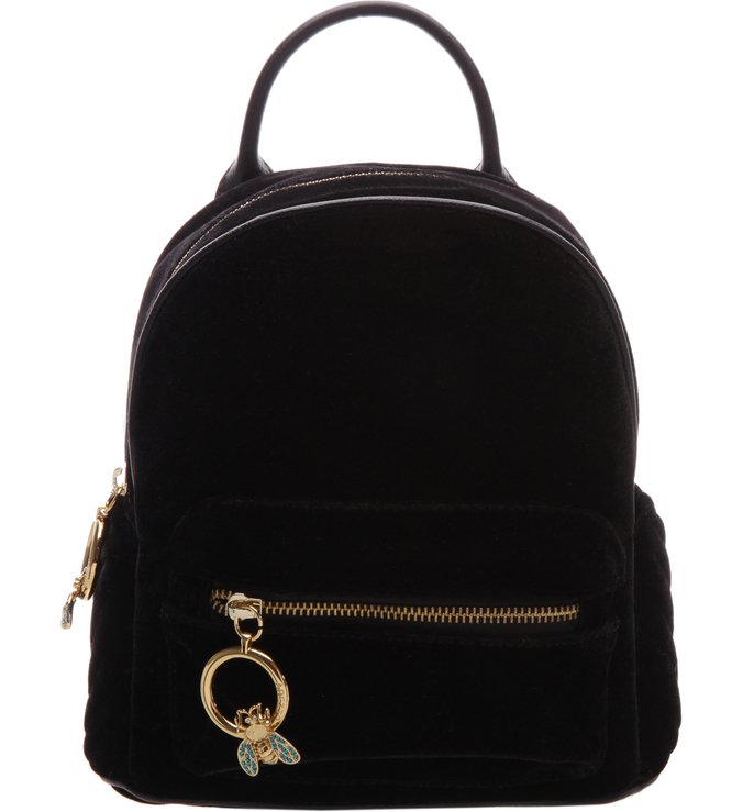 Mochila Veludo Preto Insecta
