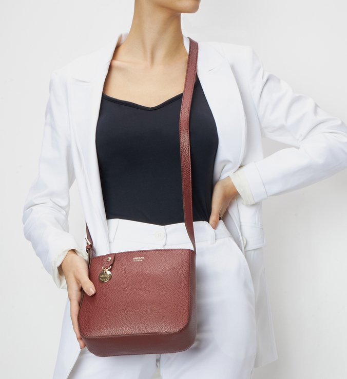 Bolsa Tiracolo Vermelha Amanda Pequena