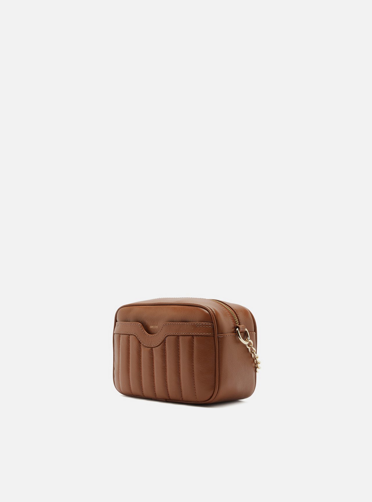 Bolsa Tiracolo Marrom Couro Francine Pequena — foto 2