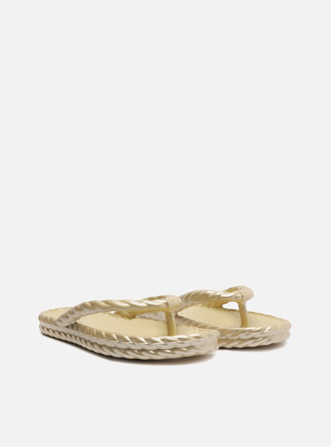 Chinelo de Dedo Dourado Marrocos La Sirene